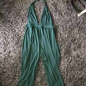 Open back, plunging jumper!